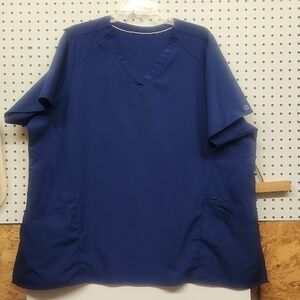 Wonderwink navy scrub top women's 3X great condition